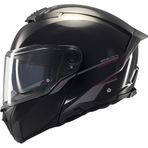 Mt Helmets KASK MT ATOM 2 A1 ÇENE AÇILIR PARLAK SİYAH