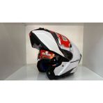 Mt Helmets Kask mt Atom 2 A11 Çene Açılır Parlak Beyaz - XL