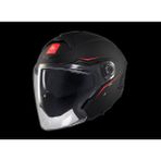 Mt Helmets Kask mt Cosmo Sv Çenesiz Gözlüklü Mat Siyah - XL