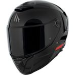 Mt Helmets Kask mt Thunder 4 Sv Solid A1 Gloss Black Şeffaf Vizör