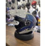Mt Helmets Layout Mat Mavi Yarım Kask Güneş Vizörlü
