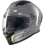 Mt Helmets mt Stınger 2 Solıd A12 Parlak Gri Kapalı Kask - XL - Renkli