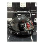 Mt Helmets Mt Thunder 4 Pure Parlak Kask Gümüş Vizörlü (+1 Şeffaf Vizörlü)