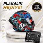 mt Helmets Stinger 2 Solid Full Face Kapalı Kask + Plakalık - Kırmızı - XL