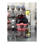 MT Helmets StreetFighter SV Aztec B5 Matt Kırımızı/Siyah Kask