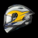 mt Helmets Targo S Outside C3 Parlak Sarı Full Face Kask - XL - Renkli