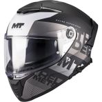 mt Helmets Thunder 4 Sv Waves B2 Kapalı Kask Siyah - Beyaz Renk L Beden Özellikli Motorcu Kask