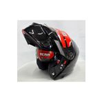 MT Kask Fu935sv Genesis Sv Solid A1 Çene Açılır Kask Parlak Siyah