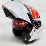 mt Kask Genesis Sv A0 Çene Açılır Kask Parlak Beyaz