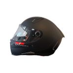 MT Revenge 2 Solid A1 Full Face Mat Siyah Motosiklet Kaskı