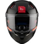 MT Revenge 2 Solid A1 Gloss Motosiklet Kaskı 1350 gr Polikarbonat Malzeme Darbeye Dayanıklı - 2XL - Siyah