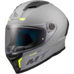 mt Stinger 2 Solid A12 Kapalı Kask - Gri