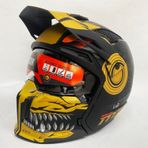 Mt Streetfighter SV Aztec B3 Çene Açılır Motosiklet Kaskı Mat Siyah