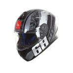 MT Targo Pro Welcome F2 Full Face Siyah Motosiklet Kaskı