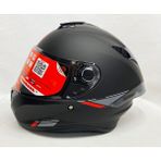 mt Targo S Mat Siyah A1 Şeffaf Vizörlü V-14B Motosiklet Kaskı - XL