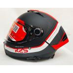 mt Thunder 4sv R25 B5 Mat Red Black Şefaf Vizörlü Kapalı Kask - 2XL