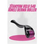 MT29 GİYİM Dermaroller Titanyum 540 Iğneli 1 Mm Saç Kaş Sakal Serum Kullanıma Uygun