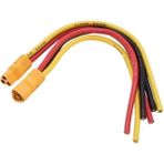 MT60 3-Pin Dişi-Erkek Lipo Pil Şarj Kablosu Seti 10CM - Renkli