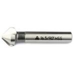 MTE 3 Ağızlı Silindirik Saplı 90° 12.4 mm Havşa Freze