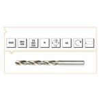 MTE B00000010740 Makina Takım 7.4 mm HSS DIN 338 Silindirik Saplı Haddeli Matkap Ucu