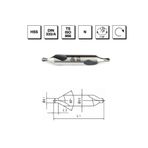 MTE B00010010315 Makina Takım 3.15 mm HSS DIN 333/A Punta Form A Matkap Ucu