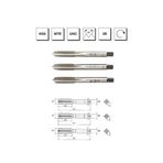MTE B00100141587 5/8 inç HSS MTE Normu USA Normal Vidalı UNC 3'lü Takım Kılavuzu