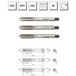 MTE B00100142540 1 inç HSS MTE Normu USA Normal Vidalı 3'lü UNC Takım Kılavuzu
