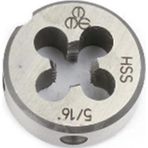 MTE B00110040794 Makina Takım W5/16 inç HSS DIN EN 22 568 Whitworth Normal Vidalı Pafta Lokması