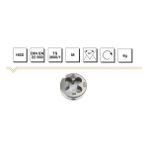 Mte Hss DIN223/B M12X1,75 Metrik Normal Vidalı Pafta Lokması