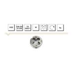 MTE HSS DIN223/B M5X0,8 METRİK NORMAL VİDALI PAFTA LOKMASI