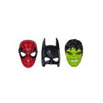 MTG OYUNCAK Avengers Süper Set Spiderman Örümcek Adam Batman Hulk Maske 3 Lü