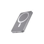 MTL 5000 mAh 15W + 20W Metal Ultra İnce Led Göstergeli 35W Turbo Şarj Magsafe Powerbank MT4620 Gri ile uyumlu