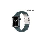 MTL Apple Watch Uyumlu 1/2/3/4/5/6/SE/7/8/9Seri 42/44/45/49MM Klipsli Kordon Kayış Silikon MT36
