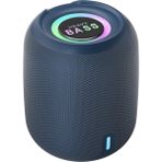 Mtl Bluetooth Hoparlör Rgb Ledli 1200MAH Subwoofer Ses Outdoor Speaker Su Geçirmez Dayanıklı Gövde - Lacivert