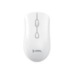 MTL İnce Tasarım Şarj Edilebilir Kablosuz ve Çift Modlu Bluetooth Sessiz Mouse 800 1200 1400 DPI MT8124 Beyaz ile uyumlu