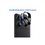 MTL Kamera Lens Koruyucu Dayanıklı Kamera Koruyucu Siyah Redmi Note 13 Pro Plus 5G ile uyumlu
