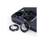 MTL Safir Lens Çizilmez Dayanıklı Kamera Koruyucu Mavi iPhone 15 Pro / 15 Pro Max ile uyumlu