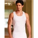 MTM My The Mall Giyim Berrak Pamuklu Erkek Atlet 1020 - Beyaz - 4XL