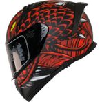 Mts 801 Draglax Red Full Face Kask - XL - Kırmızı - Siyah
