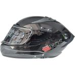 MTS 801 Parlak Siyah Güneş Gözlüklü Kask