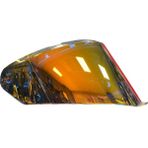 MTS 910 Kask Vizörü Iridyum 910 Kask Camı - Standart - Turuncu