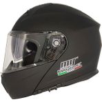 Mts M-966 Çene Açılır Motosiklet Kaskı - Mat Siyah