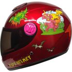Mts Pro Helmets 201 Vr Çocuk Kaskı - Kırmızı