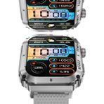 Mtxdpn Joko Od3 2.1 Inç IPS Ekran IP68 Su Geçirmez Konuşma ve Nfc Özellikli Akıllı Saat - Gümüş - Standart