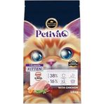 Mu Art Ahşap Petiva Yavru Kediler Için Tavuk Etli Kuru Kedi Maması (1.5 KG, TAVUK)