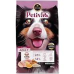 Mu Art Ahşap Petiva Yetişkin Köpekler İçin Balık Etli Kuru Köpek Maması (15 Kg, Balık)(Geri Iadesi Yoktur)
