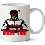 Muay Thai Boxing for Baskılı Kupa