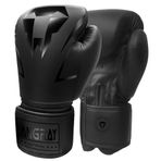 Muay Thai için Boks Antrenman Eldiveni, LangRay Deri Boks Dövüş Eldiveni, Kickboks Boks Torbası Eldiveni, Sparring Ağır Çanta Egzersiz MMA Eldivenleri, Erkekler ve Kadınlar için MMA Eldivenleri, Siyah