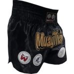 Muay Thai Şort & Muaythai Şortu & Muay Thai Maç Şortu & Muay Thai Onaylı Maç Şortu - Siyah