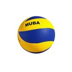 Muba Voleybol Topu Yapıştırma Soft Touch Voleybol Topu MB60 SARI-LACİVERT, Tek Ebat, MB6001, SARI-LACİVERT